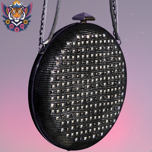 🌟Judith Leiber: Studded Circle Clutch (Overture)🌟 - Picture 1 of 14